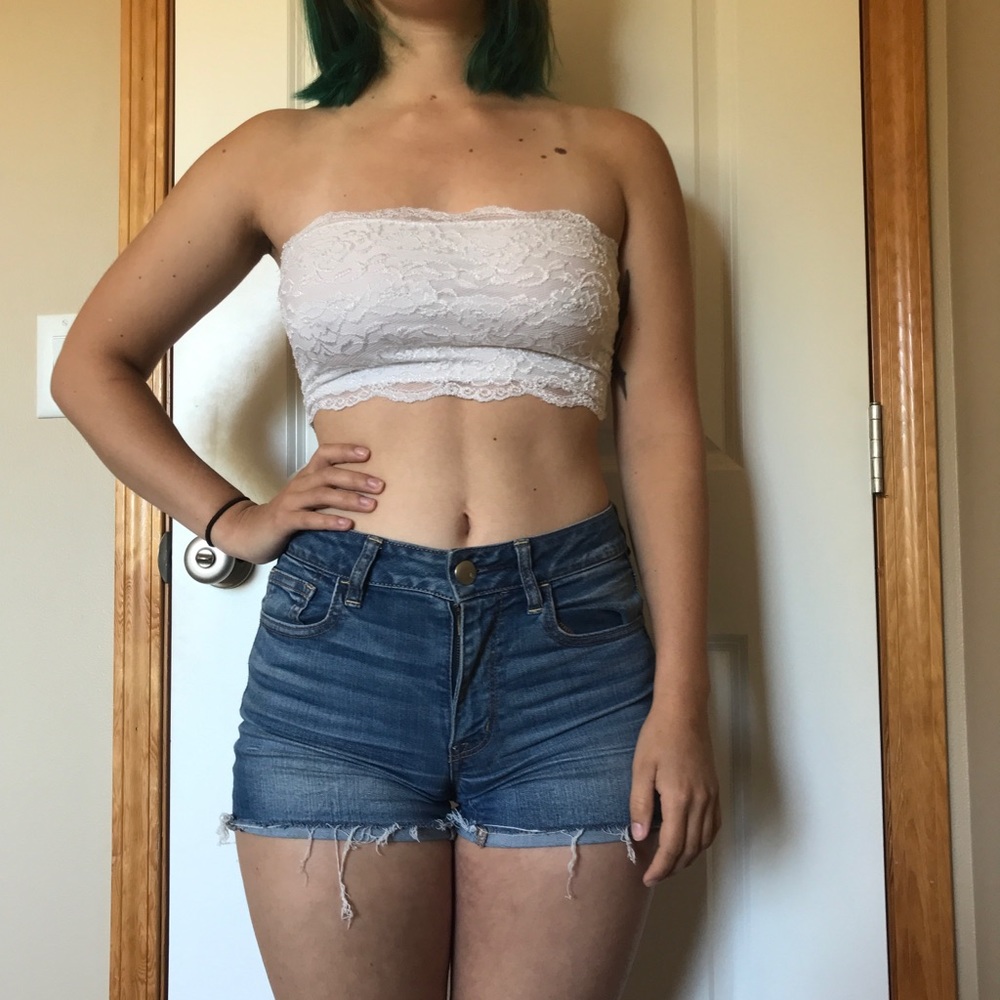 Color Story White Lace Bandeau